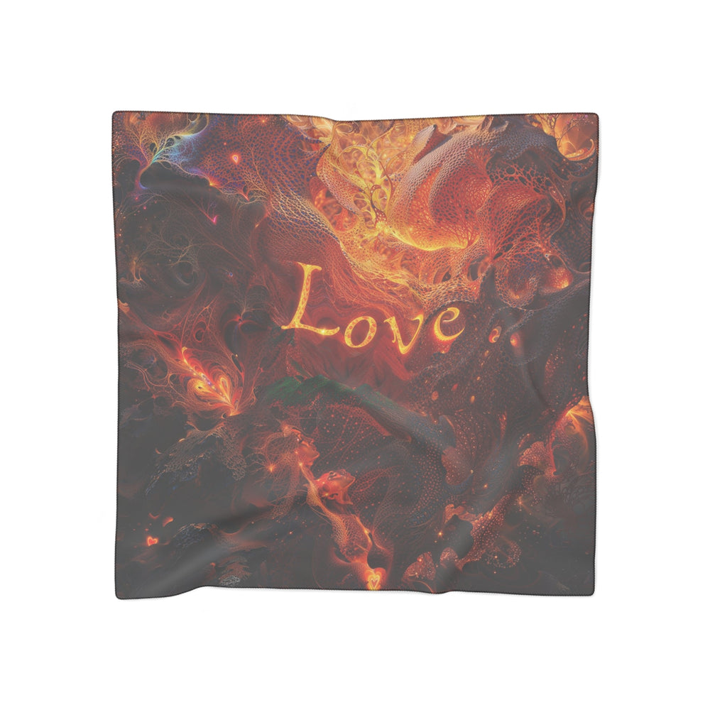 Chaotic Fiery Love - Poly Scarf - Accessories - g(0D·IO) - Poly voile - 25" × 25" -