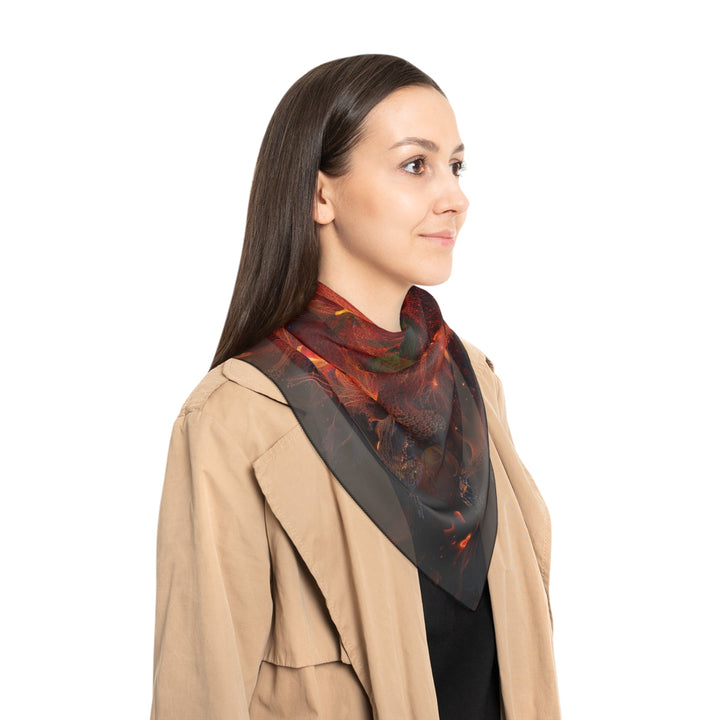 Chaotic Fiery Love - Poly Scarf - Accessories - g(0D·IO) - Poly chiffon - 50" × 50" -