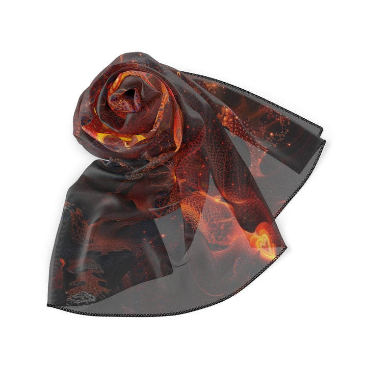 Chaotic Fiery Love - Poly Scarf - Accessories - g(0D·IO) - Poly chiffon - 50" × 50" -