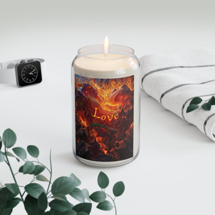 Chaotic Fiery Love - Scented Candle - Home Decor - g(0D·IO) - Vanilla Bean - 13.75oz -