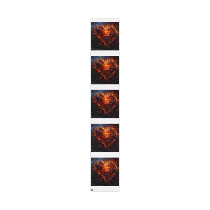 Chaotic Fiery Love - Wrapping Paper - Home Decor - g(0D·IO) - 30" x 180" - Matte -