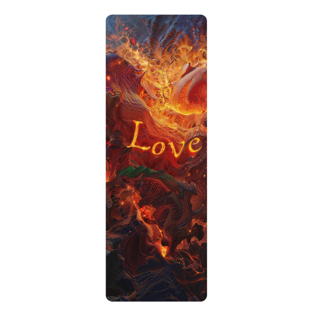 Chaotic Fiery Love - Yoga Mat - Home Decor - g(0D·IO) - 24” x 68” - -