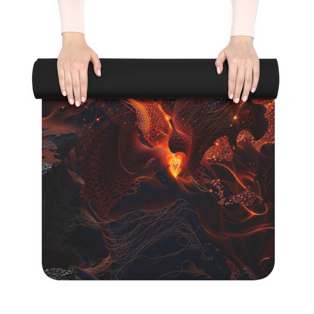 Chaotic Fiery Love - Yoga Mat - Home Decor - g(0D·IO) - 24” x 68” - -