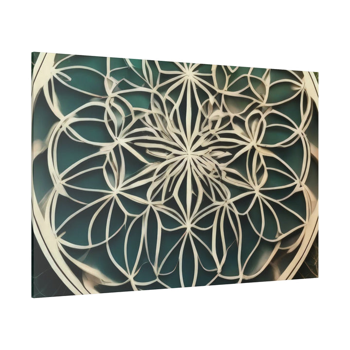 Circular Geometric Pattern - Matte Canvas - Canvas - g(0D·IO) - 32" x 32" (Square) - 0.75'' -