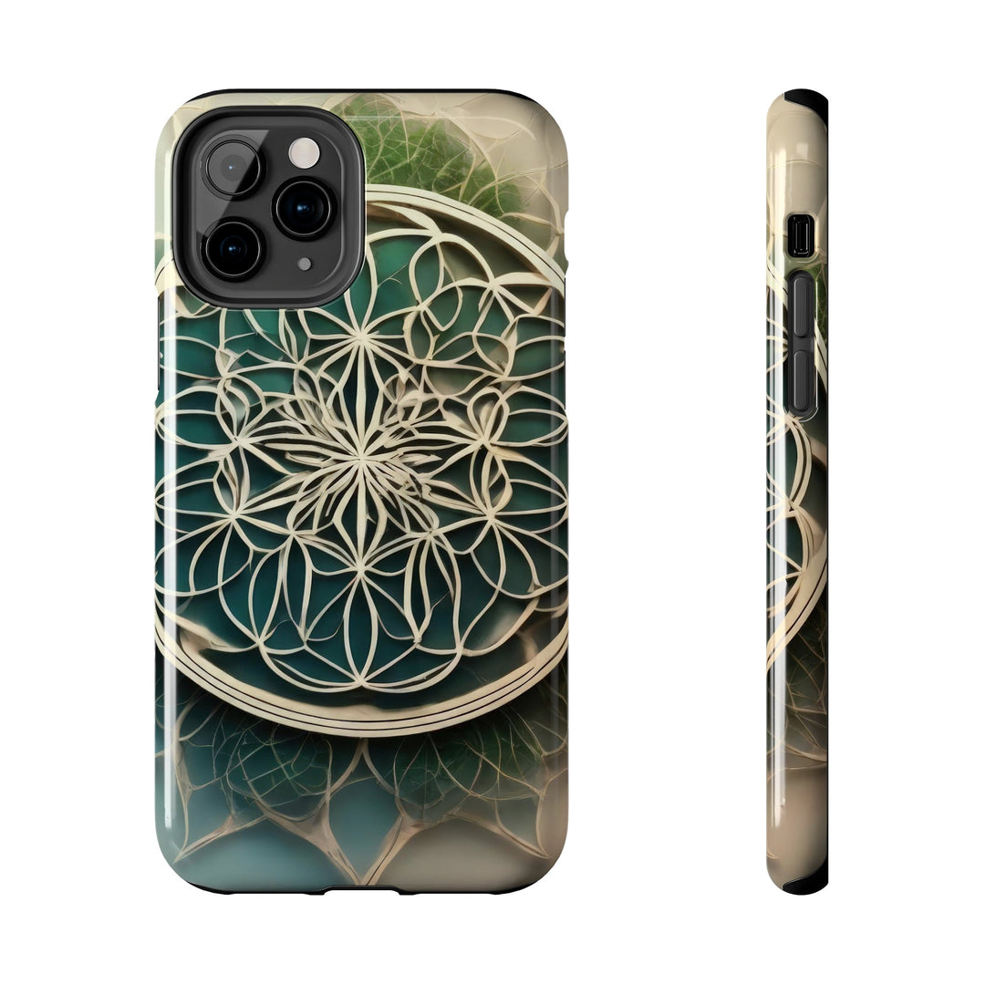 Circular Geometric Pattern - Tough Phone Case - Phone Case - g(0D·IO) - iPhone 11 Pro - -