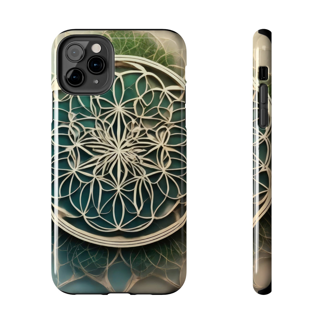 Circular Geometric Pattern - Tough Phone Case - Phone Case - g(0D·IO) - iPhone 11 Pro Max - -