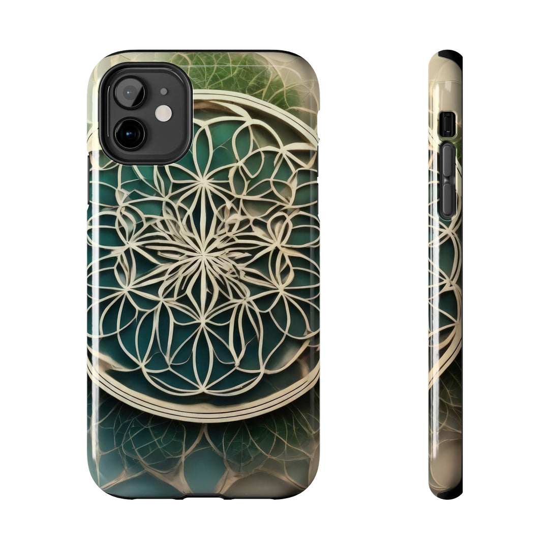 Circular Geometric Pattern - Tough Phone Case - Phone Case - g(0D·IO) - iPhone 11 - -