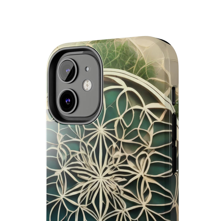 Circular Geometric Pattern - Tough Phone Case - Phone Case - g(0D·IO) - iPhone 13 Mini - -