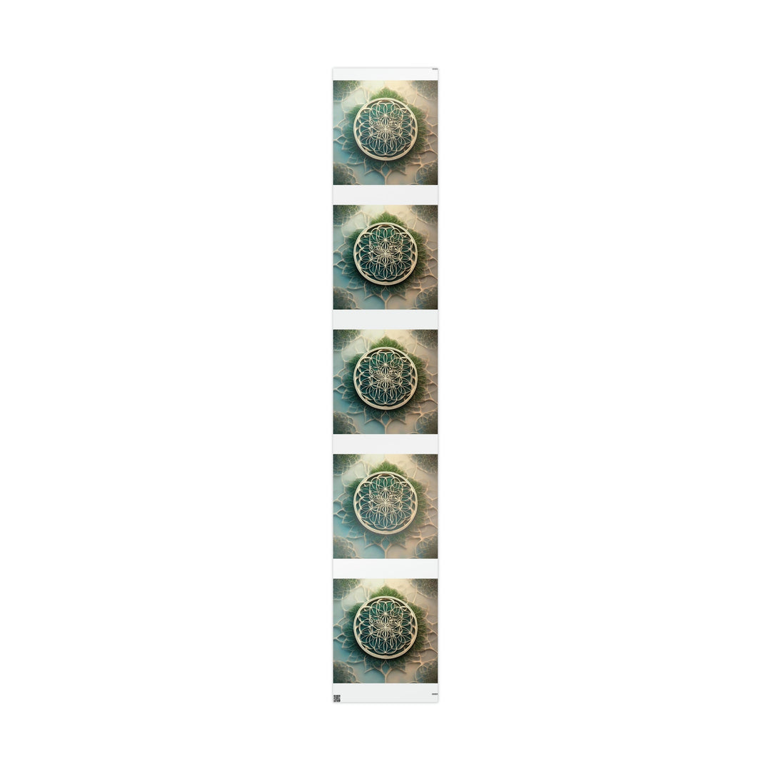 Circular Geometric Pattern - Wrapping Paper - Home Decor - g(0D·IO) - 30" x 180" - Glossy -