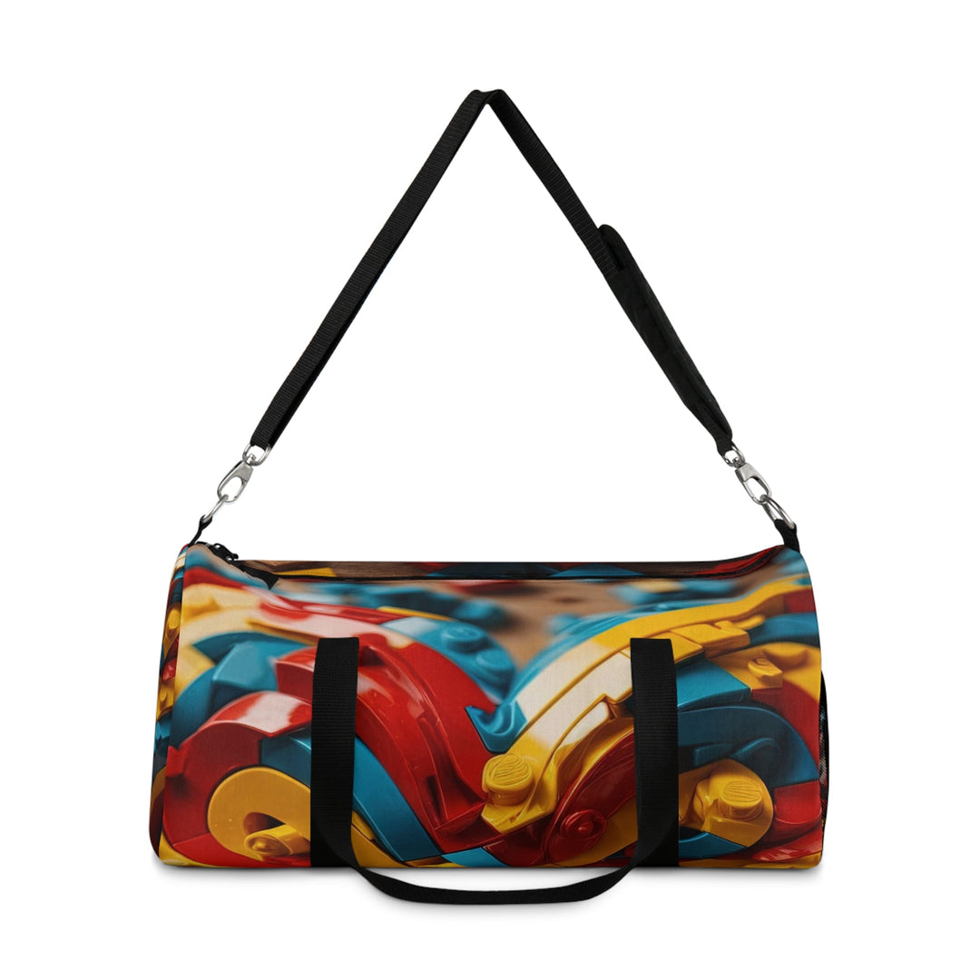 Colorful Bricks Heart - Duffle Bag - Bags - g(0D·IO) - Large - -