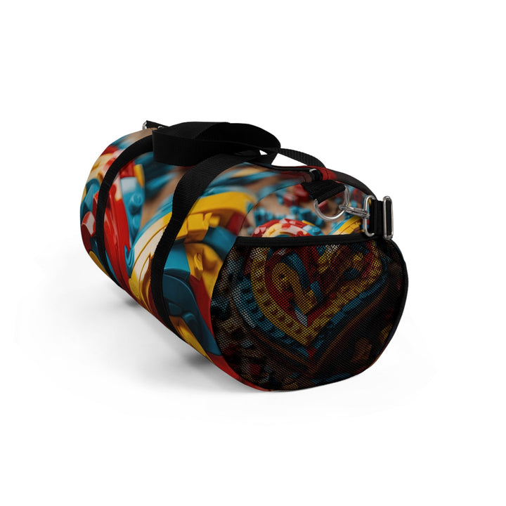 Colorful Bricks Heart - Duffle Bag - Bags - g(0D·IO) - Large - -