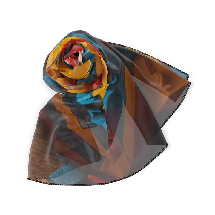 Colorful Bricks Heart - Poly Scarf - Accessories - g(0D·IO) - Poly chiffon - 50" × 50" -