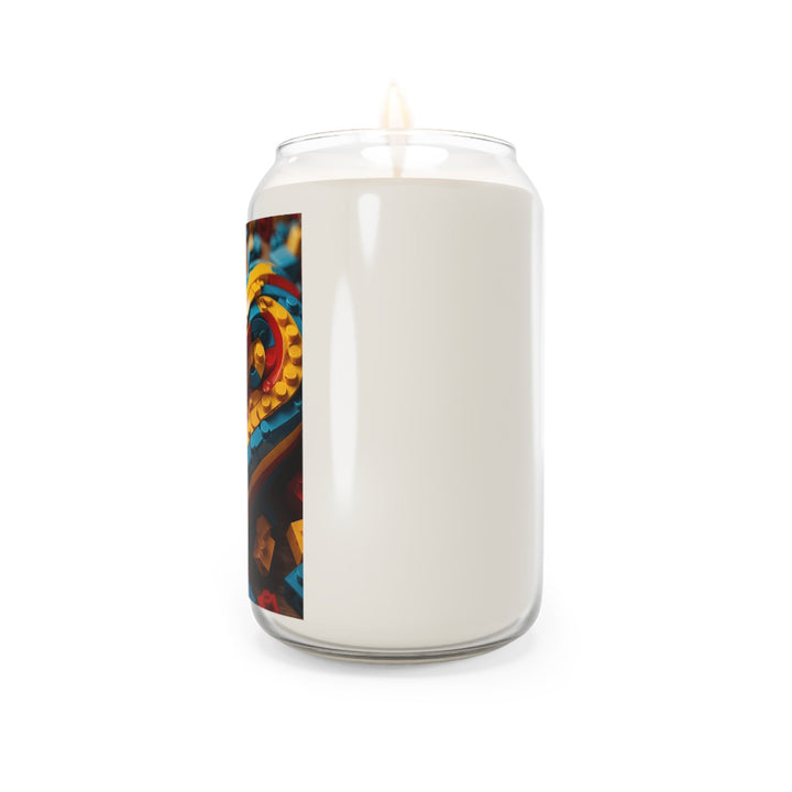 Colorful Bricks Heart - Scented Candle - Home Decor - g(0D·IO) - Vanilla Bean - 13.75oz -