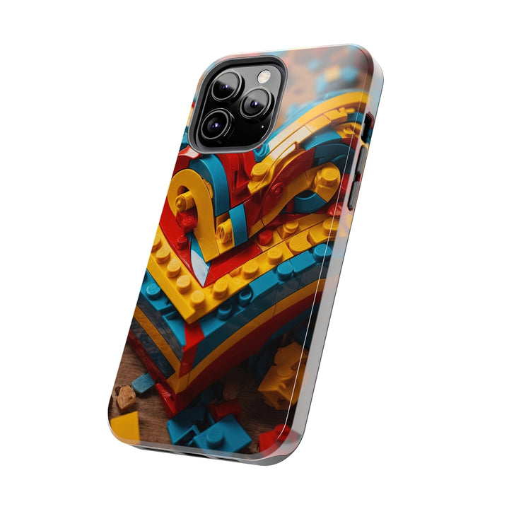 Colorful Bricks Heart - Tough Phone Case - Phone Case - g(0D·IO) - iPhone 13 Mini - -