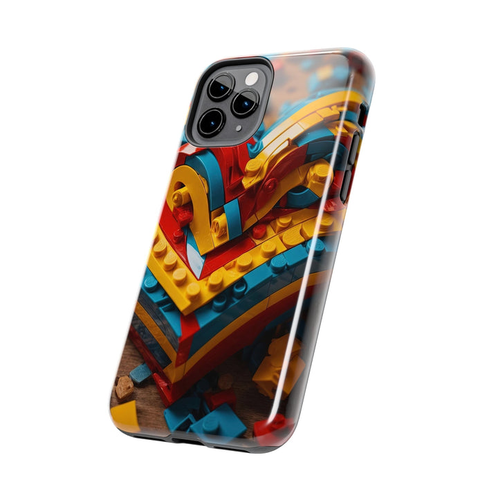 Colorful Bricks Heart - Tough Phone Case - Phone Case - g(0D·IO) - iPhone 13 Mini - -
