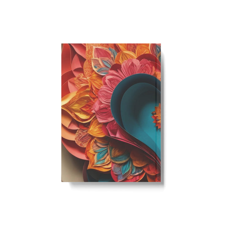 Colorful Heart Blossoms - Hard Backed Journal - Paper products - g(0D·IO) - Graph - A5 - White