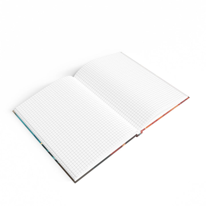 Colorful Heart Blossoms - Hard Backed Journal - Paper products - g(0D·IO) - Graph - A5 - White