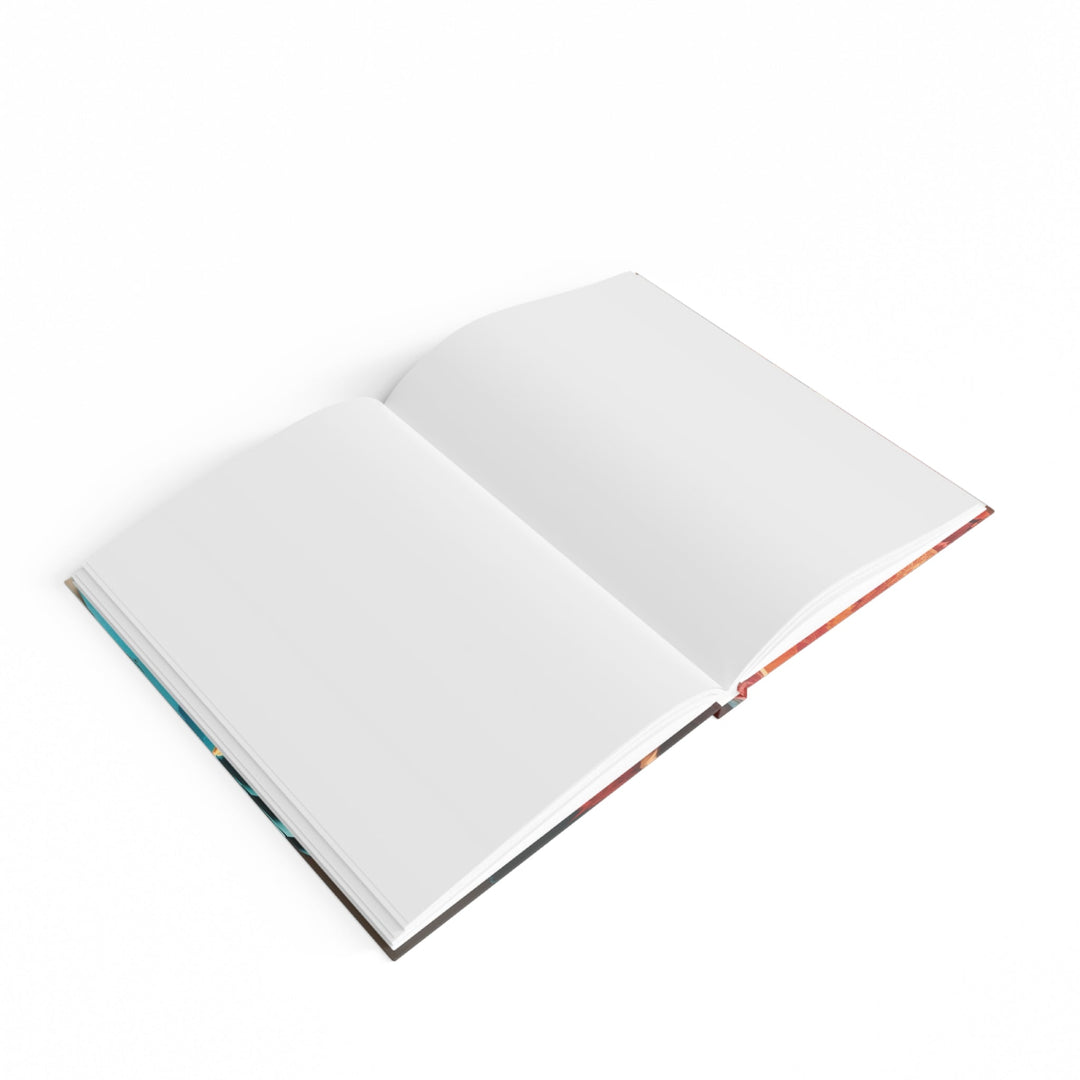 Colorful Heart Blossoms - Hard Backed Journal - Paper products - g(0D·IO) - Graph - A5 - White