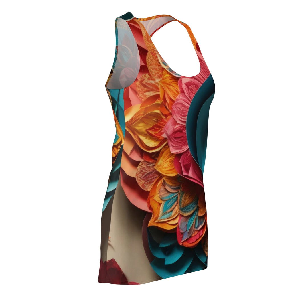 Colorful Heart Blossoms - Racerback Dress - All Over Prints - g(0D·IO) - XS - -