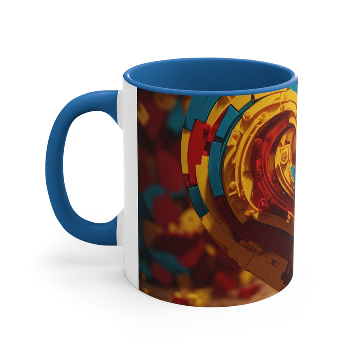 Colorful Heart Construction - Accent Coffee Mug - Mug - g(0D·IO) - Pink - 11oz -