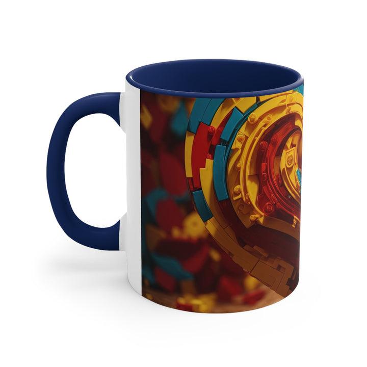 Colorful Heart Construction - Accent Coffee Mug - Mug - g(0D·IO) - Pink - 11oz -