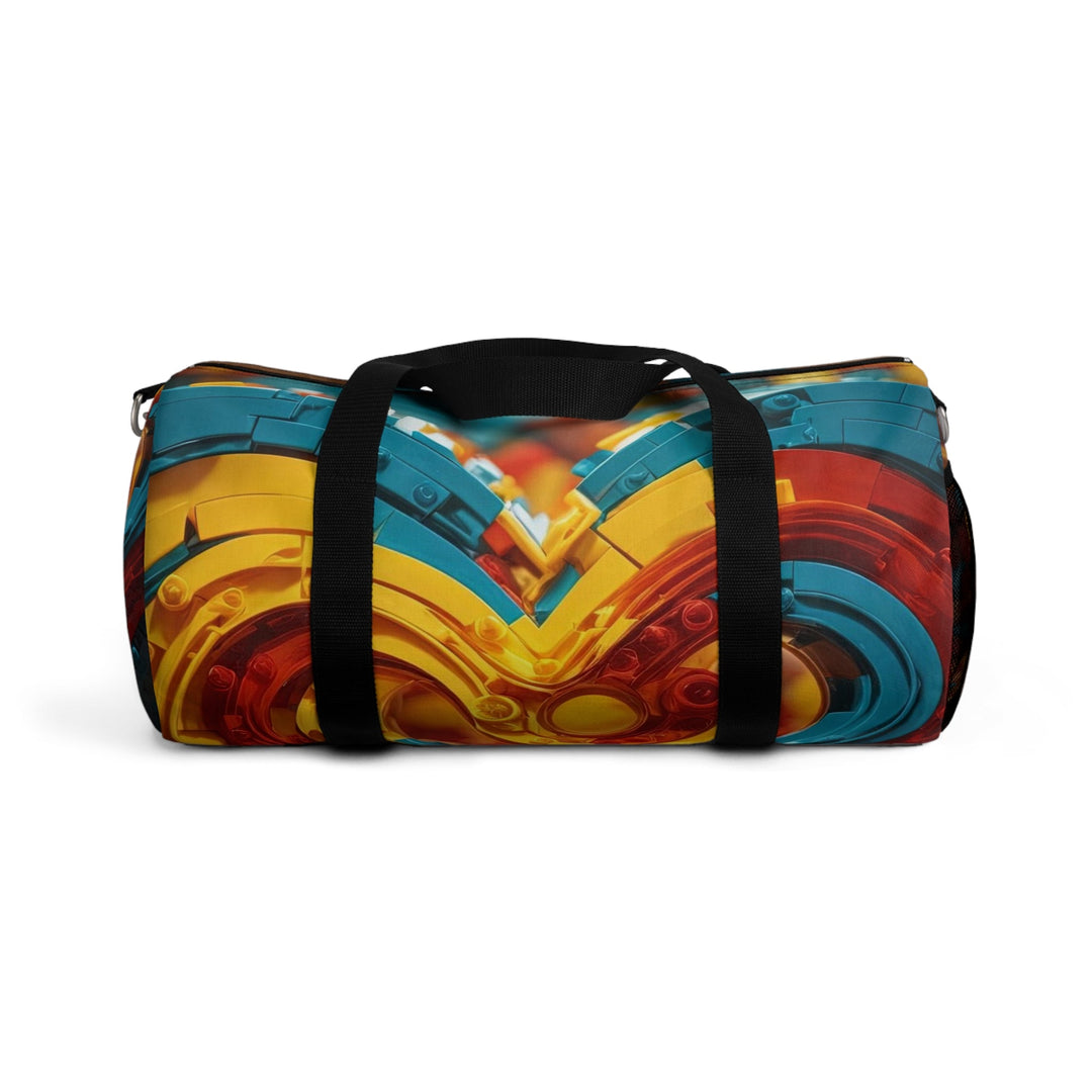 Colorful Heart Construction - Duffle Bag - Bags - g(0D·IO) - Small - -