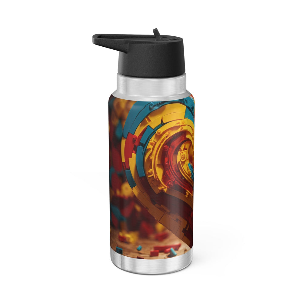 Colorful Heart Construction - Gator Tumbler 32oz - Mug - g(0D·IO) - Silver - 32oz -
