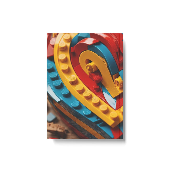 Colorful Heart Construction - Hard Backed Journal - Paper products - g(0D·IO) - Graph - A5 - White