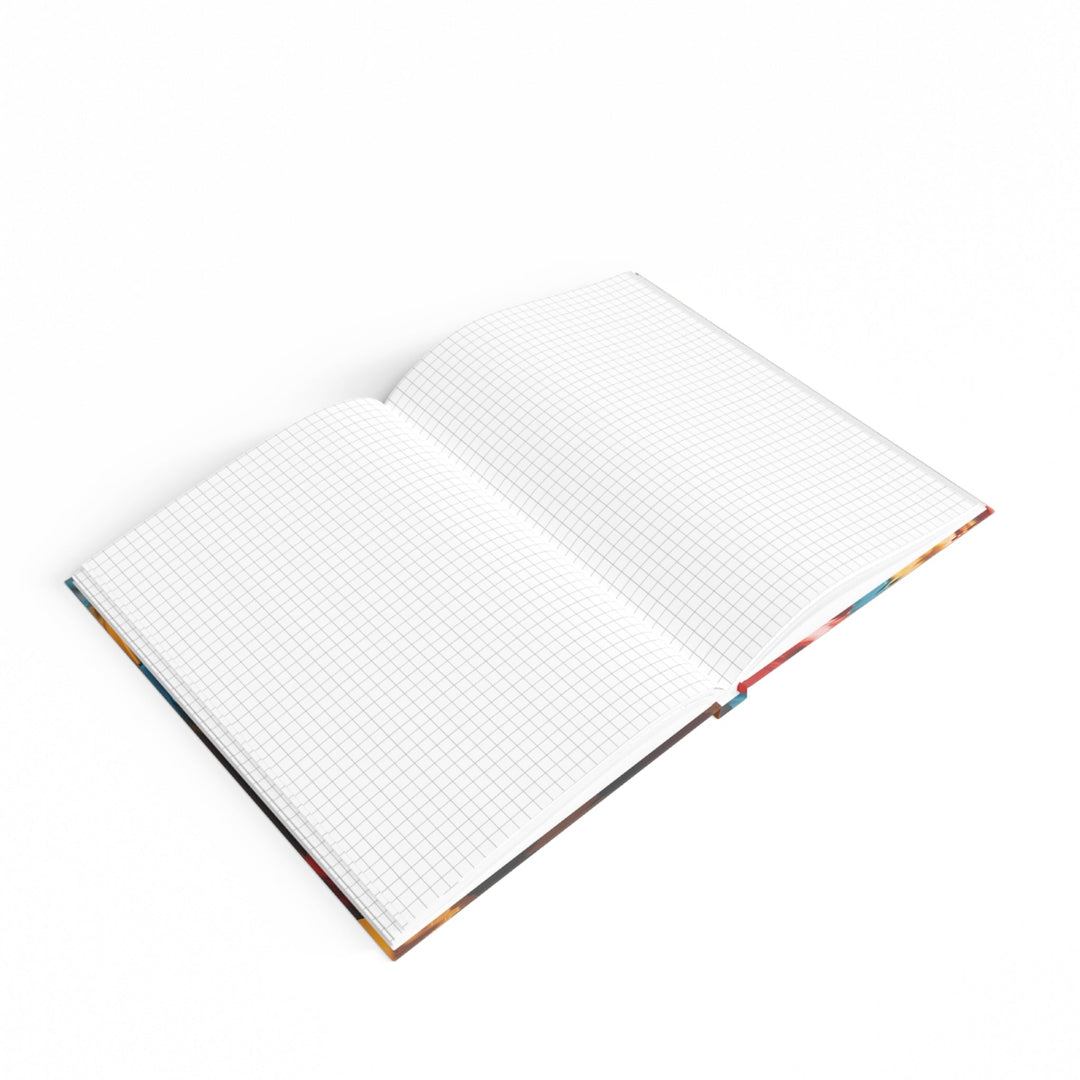 Colorful Heart Construction - Hard Backed Journal - Paper products - g(0D·IO) - Graph - A5 - White