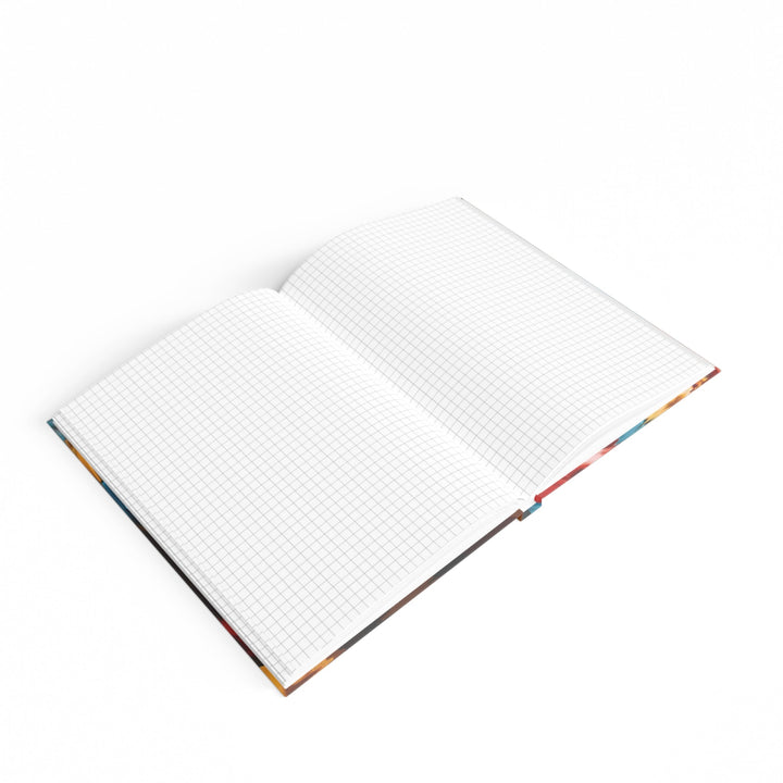 Colorful Heart Construction - Hard Backed Journal - Paper products - g(0D·IO) - Graph - A5 - White