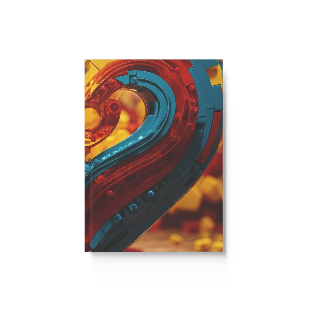 Colorful Heart Construction - Hard Backed Journal - Paper products - g(0D·IO) - Graph - A5 - White