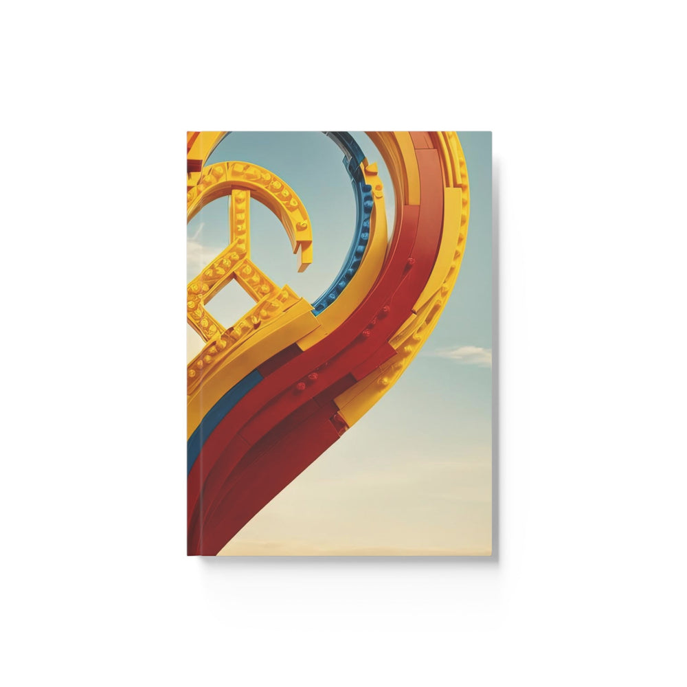 Colorful Heart Construction - Hard Backed Journal - Paper products - g(0D·IO) - Ruled line - A5 - White