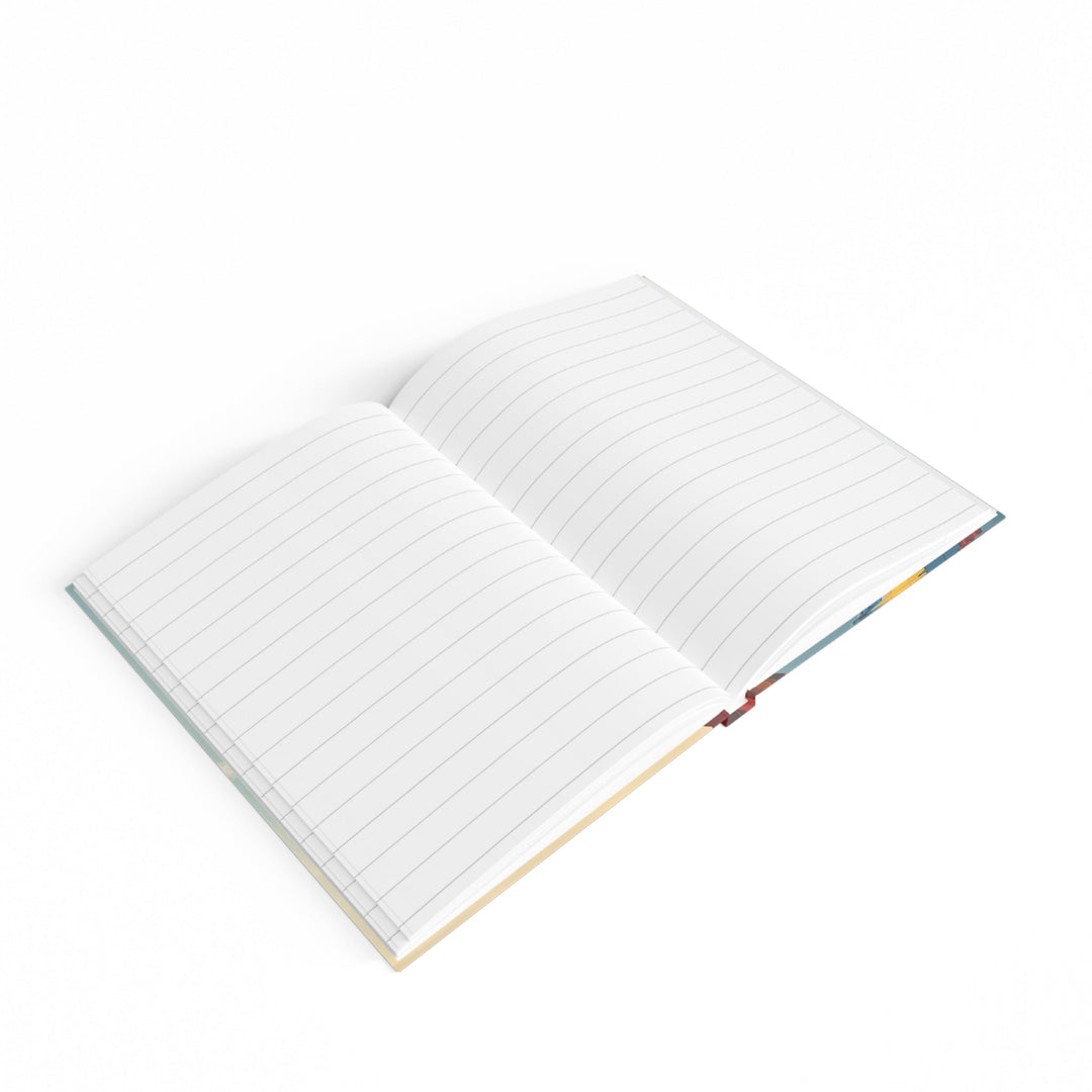 Colorful Heart Construction - Hard Backed Journal - Paper products - g(0D·IO) - Graph - A5 - White