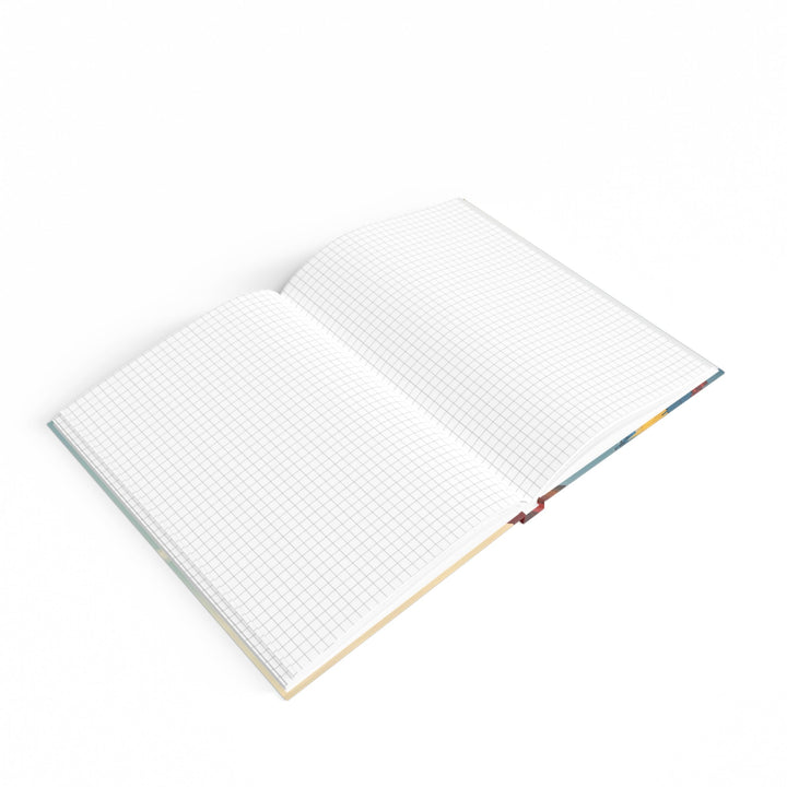 Colorful Heart Construction - Hard Backed Journal - Paper products - g(0D·IO) - Graph - A5 - White