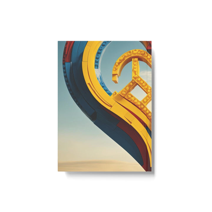 Colorful Heart Construction - Hard Backed Journal - Paper products - g(0D·IO) - Graph - A5 - White