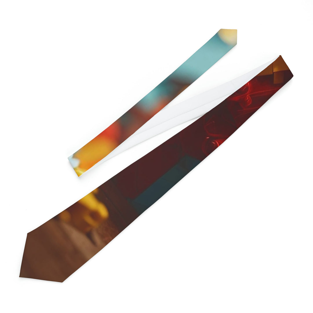Colorful Heart Construction - Men's Necktie - Accessories - g(0D·IO) - One Size - -