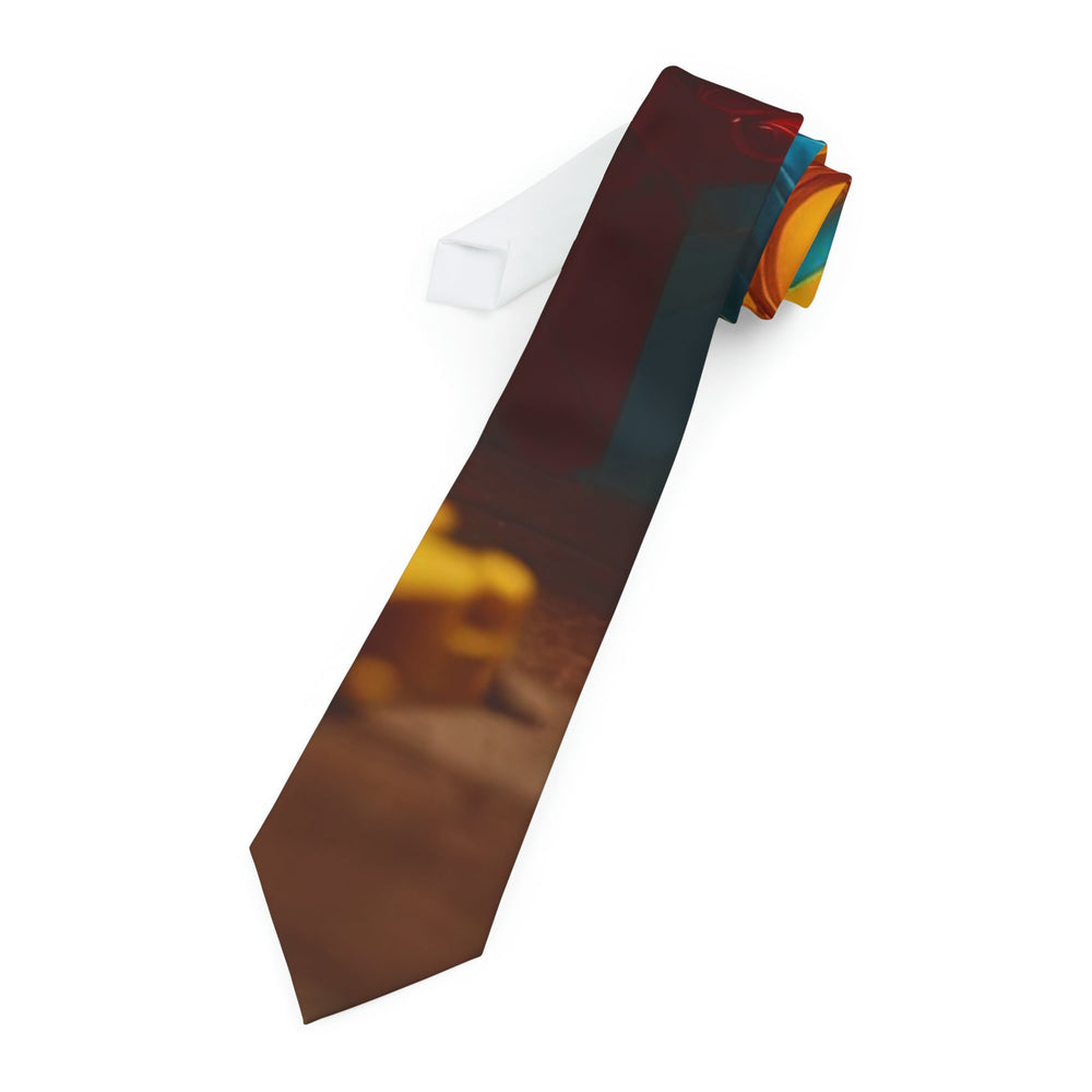 Colorful Heart Construction - Men's Necktie - Accessories - g(0D·IO) - One Size - -