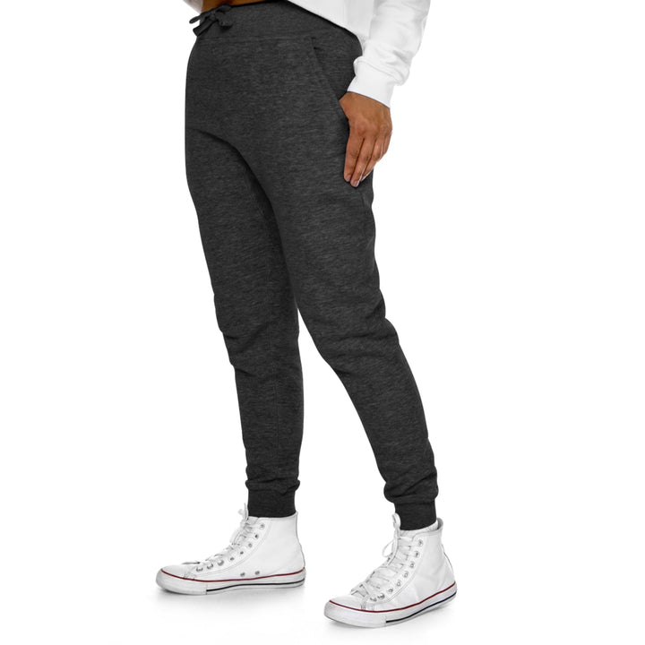 Colorful Heart Construction - Premium Fleece Joggers - Trousers - g(0D·IO) - Charcoal Heather - M -