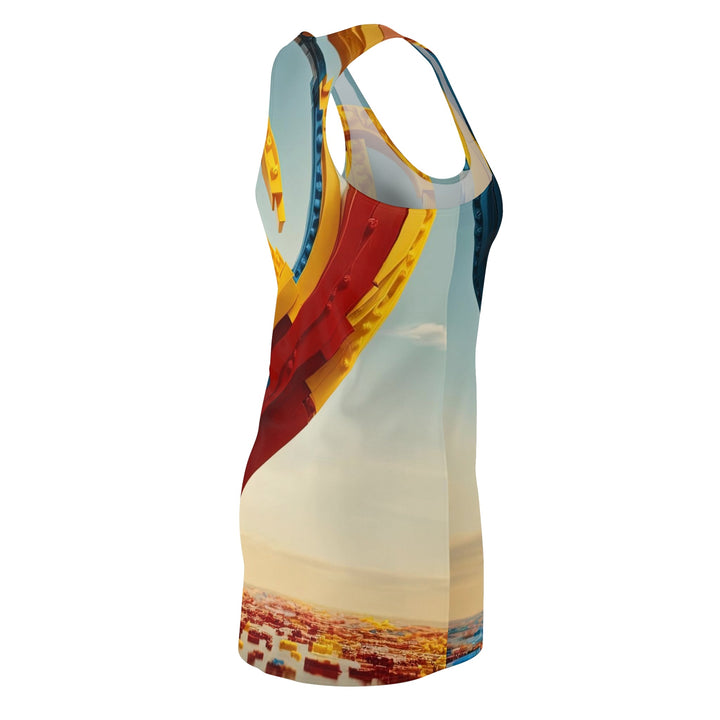 Colorful Heart Construction - Racerback Dress - All Over Prints - g(0D·IO) - XS - -