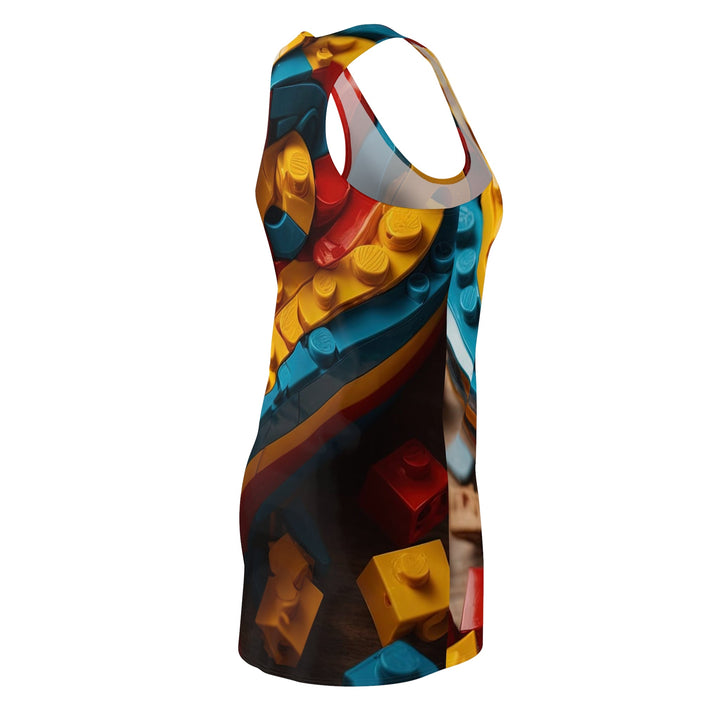 Colorful Heart Construction - Racerback Dress - All Over Prints - g(0D·IO) - XS - -