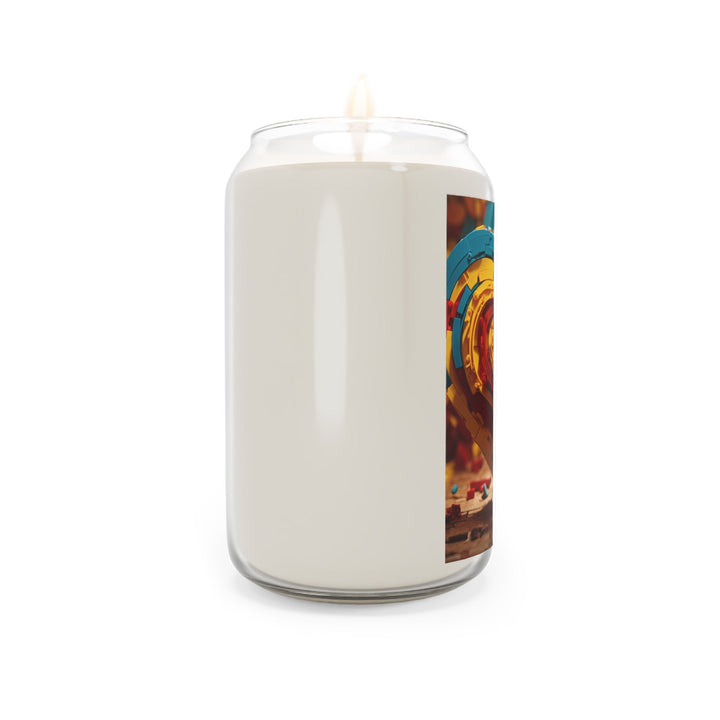 Colorful Heart Construction - Scented Candle - Home Decor - g(0D·IO) - Vanilla Bean - 13.75oz -