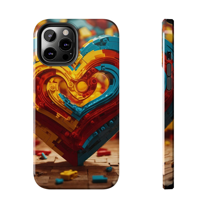 Colorful Heart Construction - Tough Phone Case - Phone Case - g(0D·IO) - iPhone 12 Pro Max - -