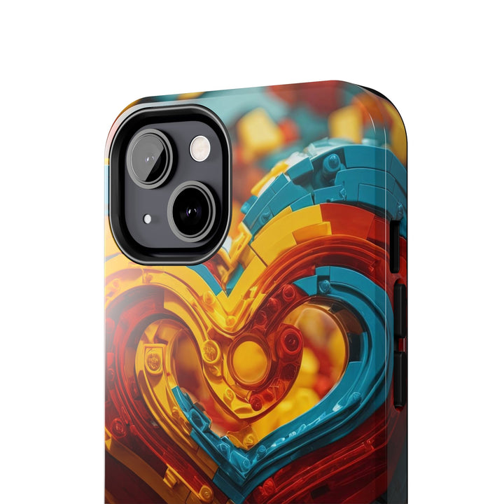 Colorful Heart Construction - Tough Phone Case - Phone Case - g(0D·IO) - iPhone 13 Mini - -