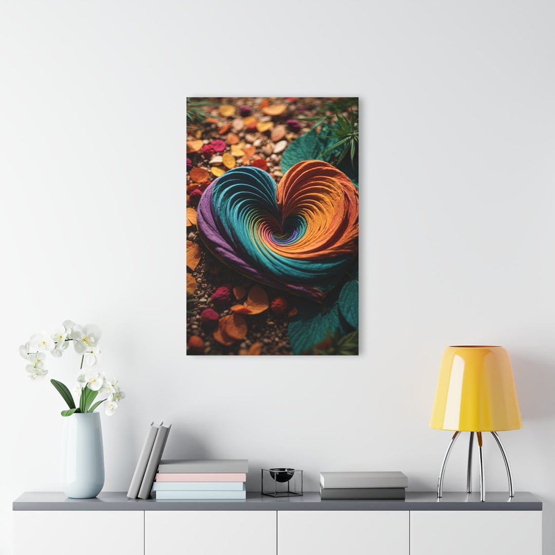 Colorful Heart Foliage - Acrylic Prints (French Cleat Hanging) - Home Decor - g(0D·IO) - 24" x 36" (Vertical) - 0.25'' -