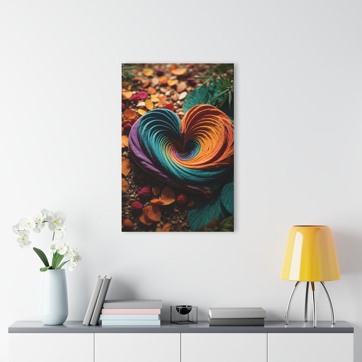 Colorful Heart Foliage - Acrylic Prints (French Cleat Hanging) - Home Decor - g(0D·IO) - 24" x 36" (Vertical) - 0.25'' -