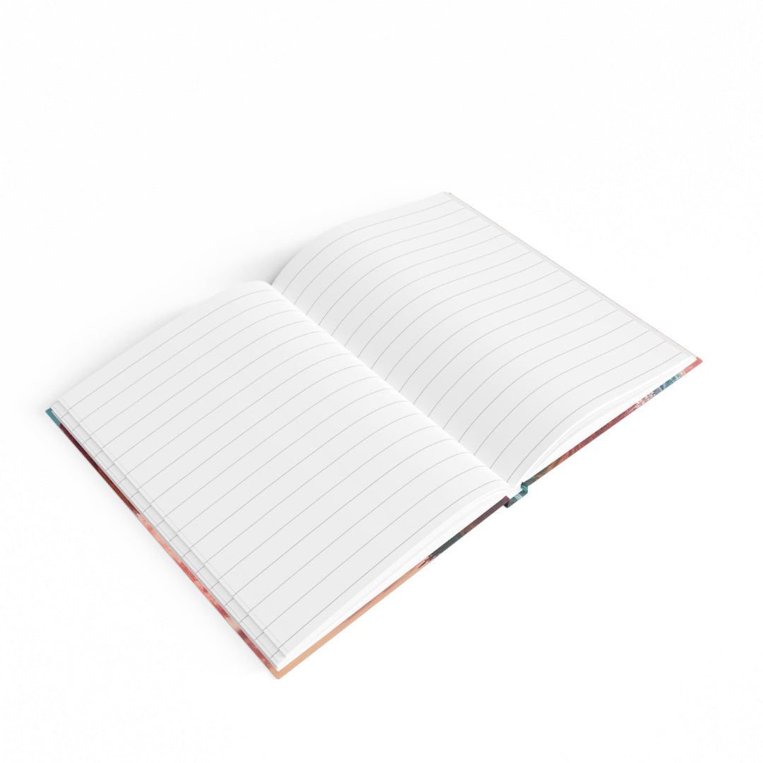 Colorful Heart Horizon - Hard Backed Journal - Paper products - g(0D·IO) - Graph - A5 - White