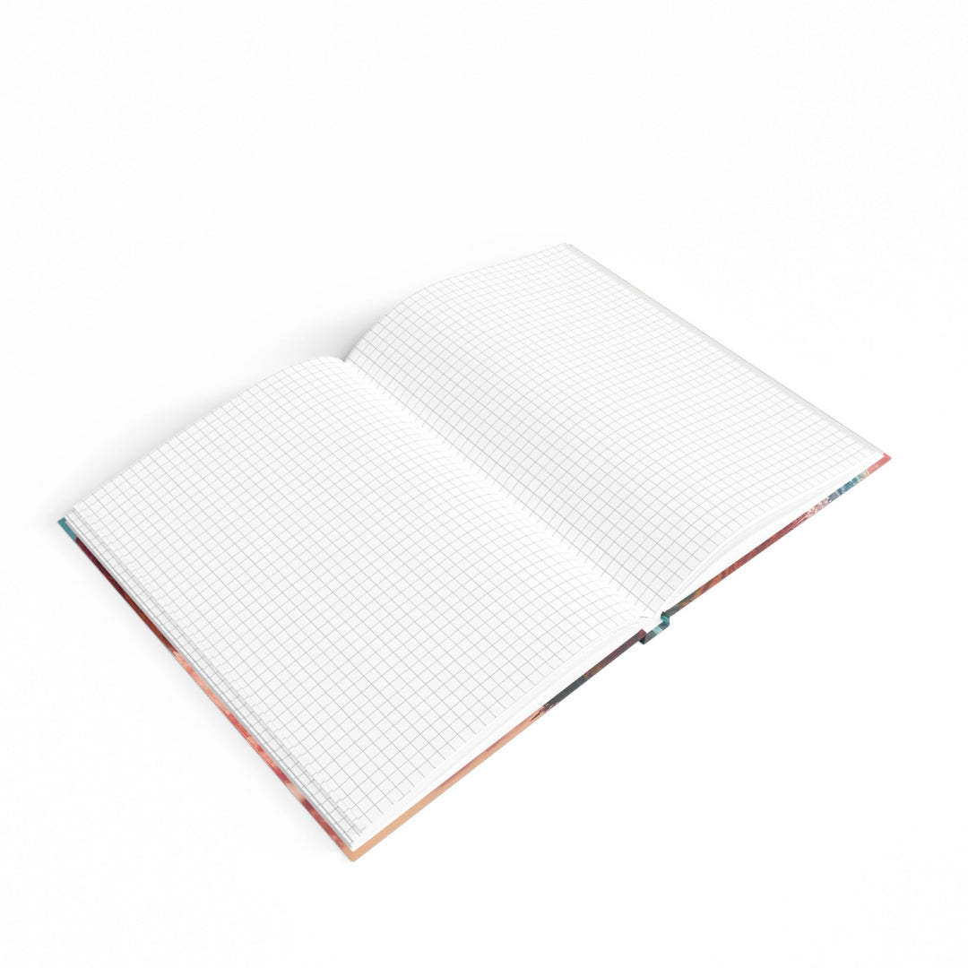 Colorful Heart Horizon - Hard Backed Journal - Paper products - g(0D·IO) - Graph - A5 - White