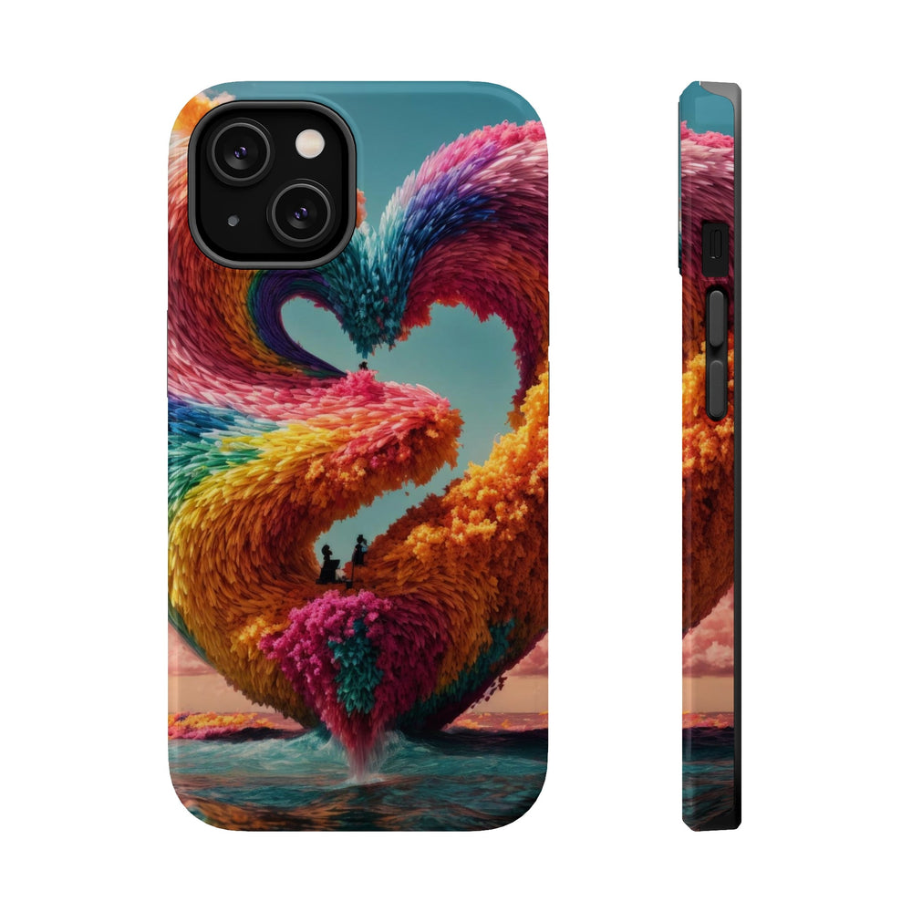 Colorful Heart Horizon - MagSafe Tough Case - Phone Case - g(0D·IO) - iPhone 14 - Glossy -