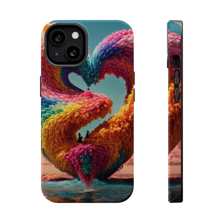 Colorful Heart Horizon - MagSafe Tough Case - Phone Case - g(0D·IO) - iPhone 13 - Glossy -