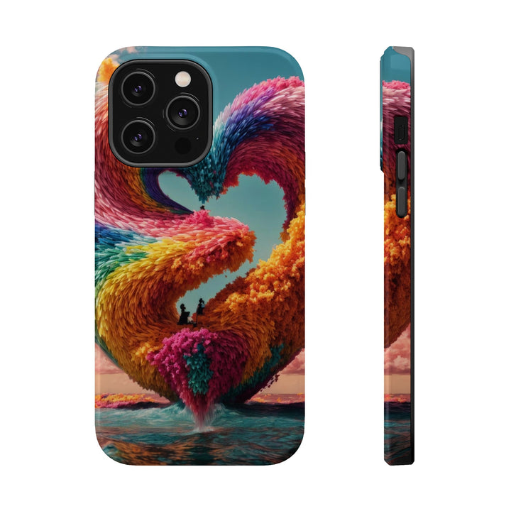 Colorful Heart Horizon - MagSafe Tough Case - Phone Case - g(0D·IO) - iPhone 14 Pro Max - Glossy -
